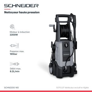 nettoyeur haute pression schneider 2200 w 165 b1r