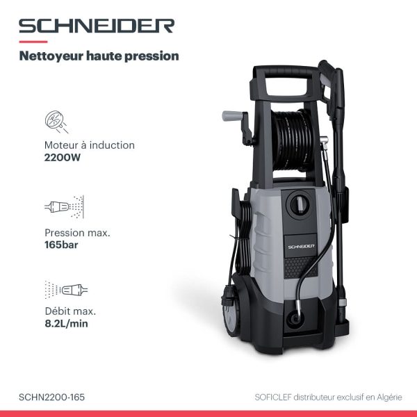 nettoyeur haute pression schneider 2200 w 165 b1r